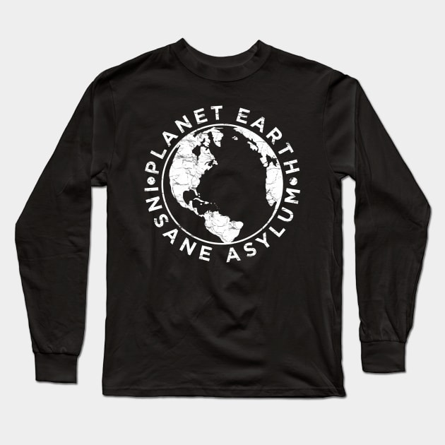 Earth Asylum Long Sleeve T-Shirt by blackiguana